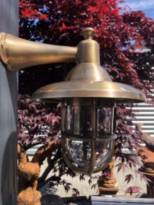 Outdoor lamp, scheepslamp, messing-koper. LAST ONE!