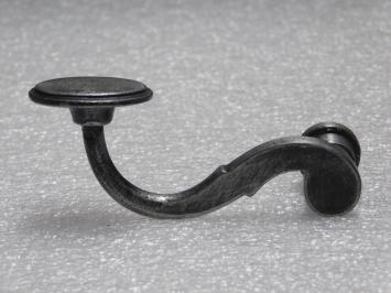 Hamilton Handle Set + Square Handle and Lock Rosettes - Galvanised Cast Iron