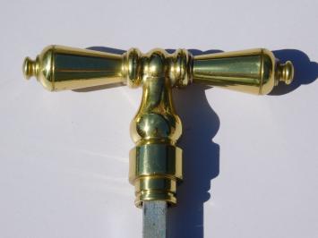 Set of Handles, T-Model - Polished Brass - Classic