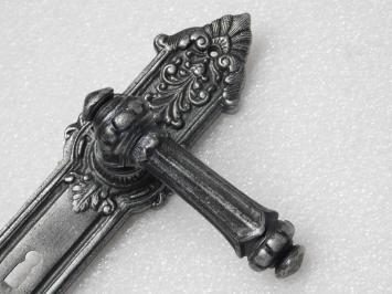 Set Deurbeslag - Klinken Oxford + Deurplaten Heritage BB 72 - Gietijzer Verzinkt