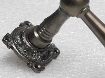 Set Deurklinken Classic met Klinkrozetten - Donker Gepatineerd Messing