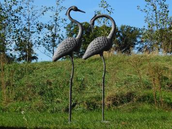 Set of 2 Cranes - 160 and 150 cm - Metal