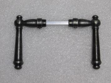 Windsor Door Handles Set - Cast Iron Galvanised