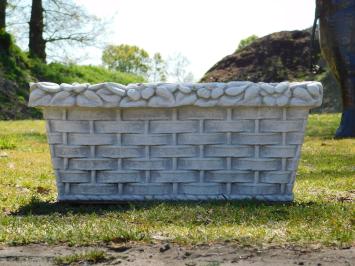 Elegant Stone Flower Box - 90 cm - Stone
