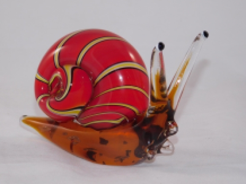 Glass sculpture Snail in Murano style-Last one!!