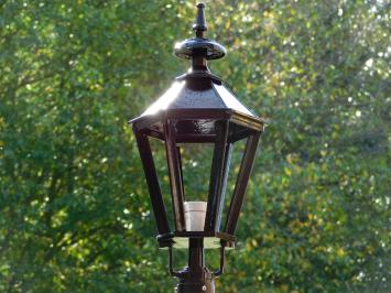 Klassische Stehleuchte – 83 cm – Schwarz – Aluminium – Außenleuchte