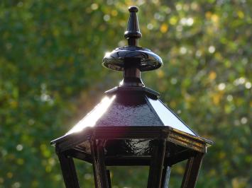 Klassische Stehleuchte – 83 cm – Schwarz – Aluminium – Außenleuchte