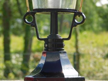 Klassische Stehlampe – 70 cm – Schwarz – Aluminium mit Messing