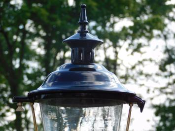 Klassische Stehlampe – 70 cm – Schwarz – Aluminium mit Messing