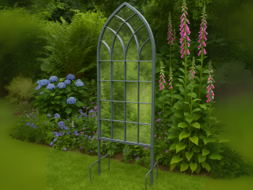 Gothic Mirror XL Gartenstab - 180 cm - Metall