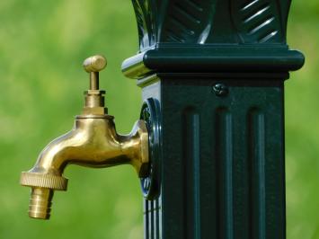 Freistehender Wasserhahn - Grün - Alu - Messing Wasserhahn