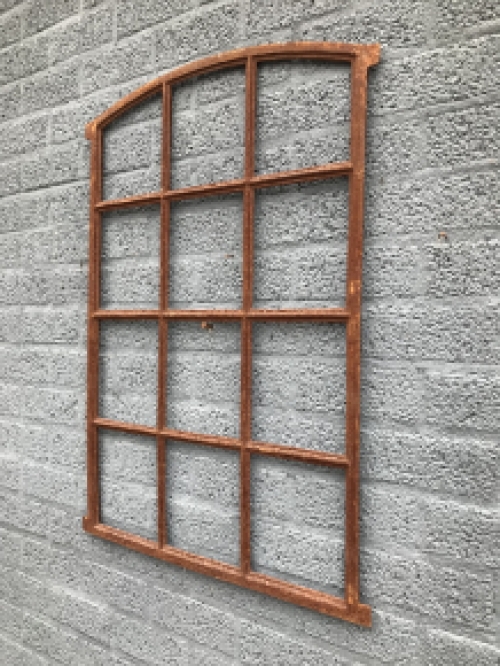 Barn stable window 12 window fields, ideal cast iron window for garden wall, 94.5 x 66.5 cm