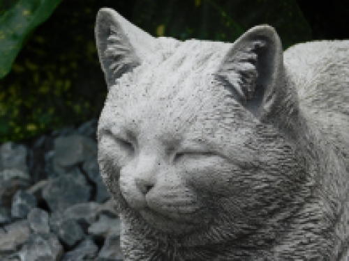 Skulptur einer Katze – 30 cm – Stein