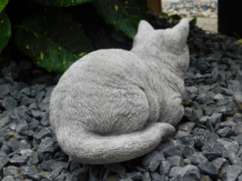 Skulptur einer Katze – 30 cm – Stein