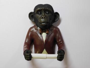 Toilettenpapierhalter Affe - 30 cm - Polystone
