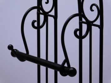 Toiletrolhouder Staand - Zwart - Smeedijzer