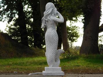 Tuinbeeld Zeemeermin met Wateruitloop - 94 cm - Fonteinbeeld