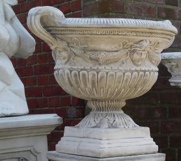 Garden Vase Oval - 80 cm - Stone