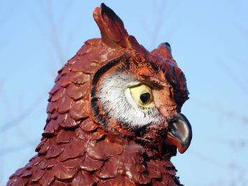 Uil XL - 40 cm - Bruin - Polystone