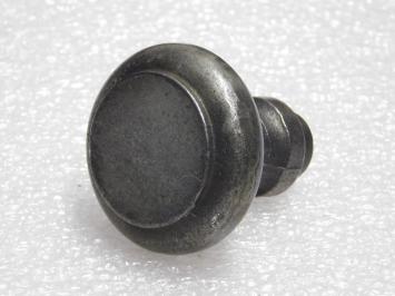 Fixed Door Knob Firenze - Cast Iron Galvanised