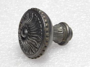 Fixed Door Knob Milano - Cast Iron Galvanised