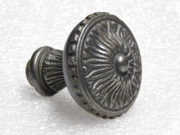 Fixed Door Knob Milano - Cast Iron Galvanised