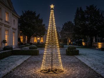 Verlichte Kerstboom voor Buiten XL - 350 cm - Warm-Wit & Gekleurd - LED - Met Timer
