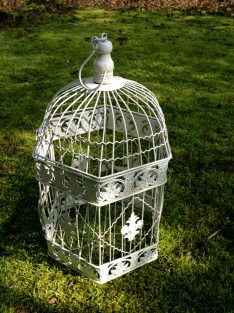 Small bird cage, metal