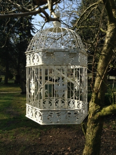 Large bird cage, metal