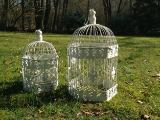 Large bird cage, metal