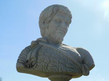Vintage Bust of Hadrian - 68 cm - Stone