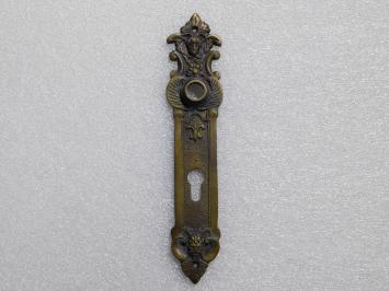 Vintage Deurplaat Engel - PC 92 - Antiek Messing Brass