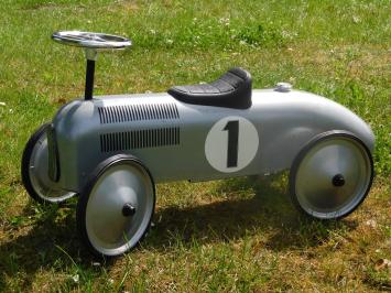 Vintage Auto - Grijs - 76 x 40 cm - Metaal