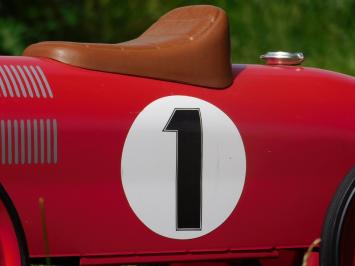 Vintage Auto - Rood - 76 x 40 cm - Metaal