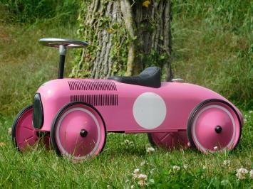 Vintage Auto - Roze - 76 x 40 cm - Metaal
