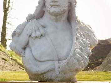 Vintage Buste Hercules XL - 82 cm - Steen