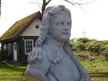 Vintage Buste Hercules XL - 82 cm - Steen