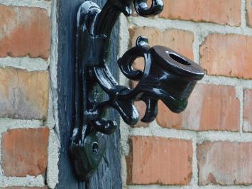 Vlaggenstokhouder XL - 65 cm - Zwart - Alu