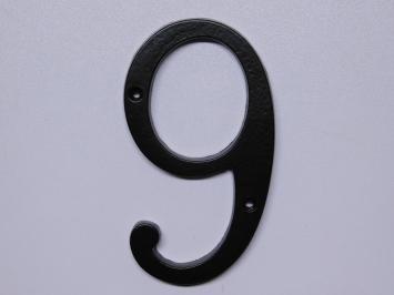 House number 9 - Extra Large - Black