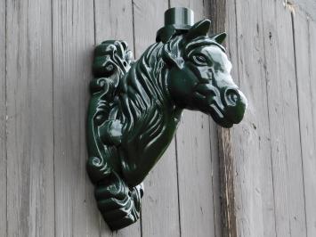 Wall arm Horse Head for Lamp - Alu - Green or black
