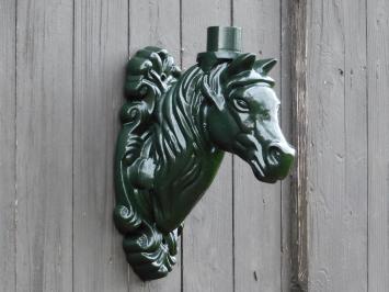 Wall arm Horse Head for Lamp - Alu - Green or black