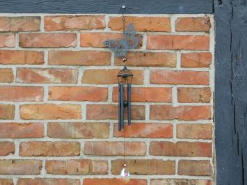 Wind chime Butterfly - 70 cm - Black