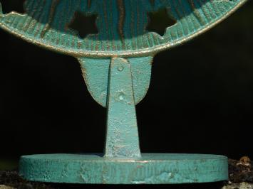 Elegant Sundial - 40 cm - Turquoise - Cast Iron